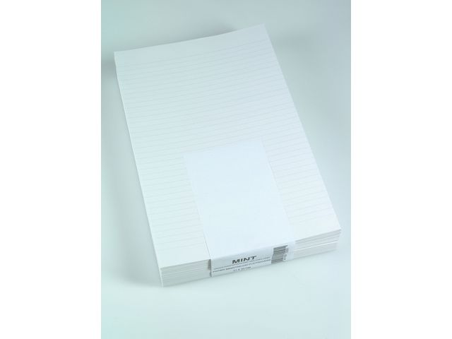 Folio Papier, 80 g/m², Gelinieerd, Wit