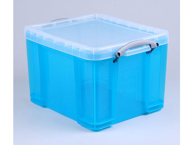 Stapelbare Opbergbox, PP, 35 L, 310 x 390 x 480 mm, Blauw