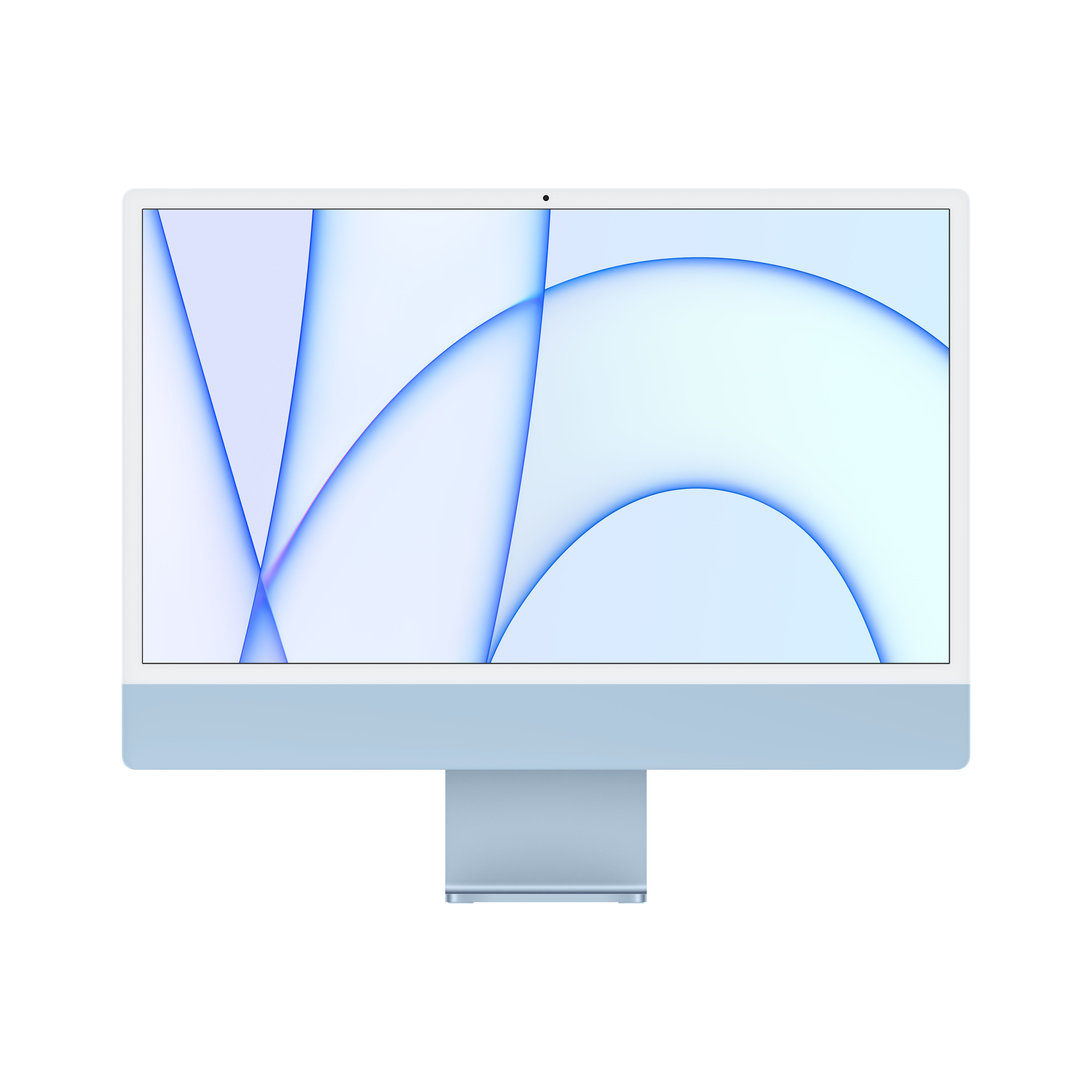 iMac 24" (2021) 256 GB 7-core M1-chip Blauw, inclusief QWERTY Magic Keyboard en Magic Mouse