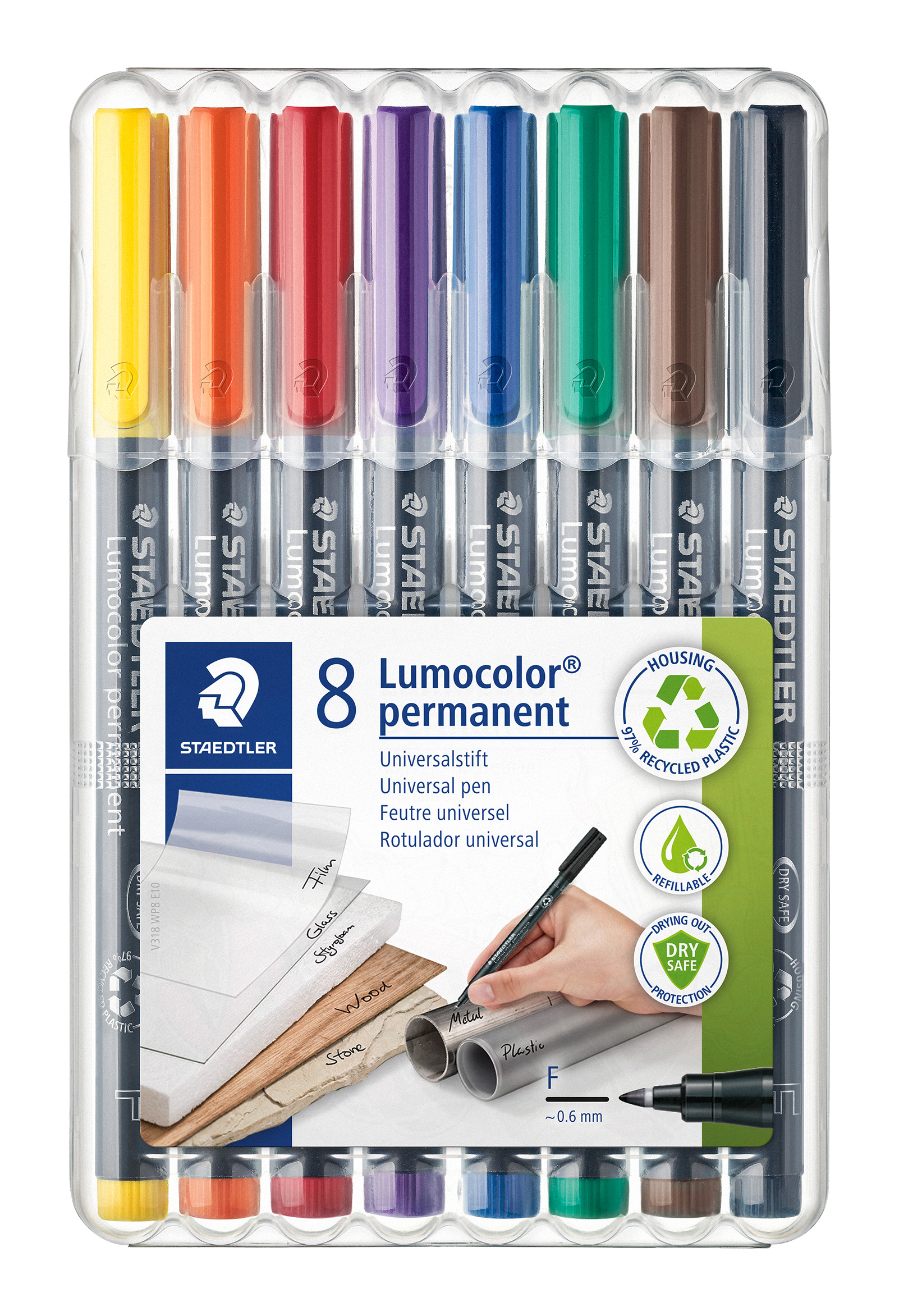 Lumocolor 318 Permanent Marker Fijn 0,6 mm