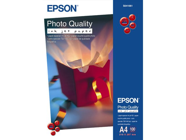 A4 102-grams fotokwaliteit fotopapier voor inkjetapparaten, wit