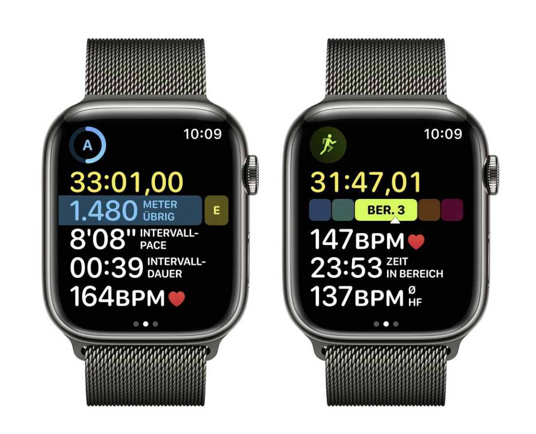 APPLE Watch Series 8 GPS + Cellular 45mm Graphite Stainless Steel Case with Graphite Milanese Loop