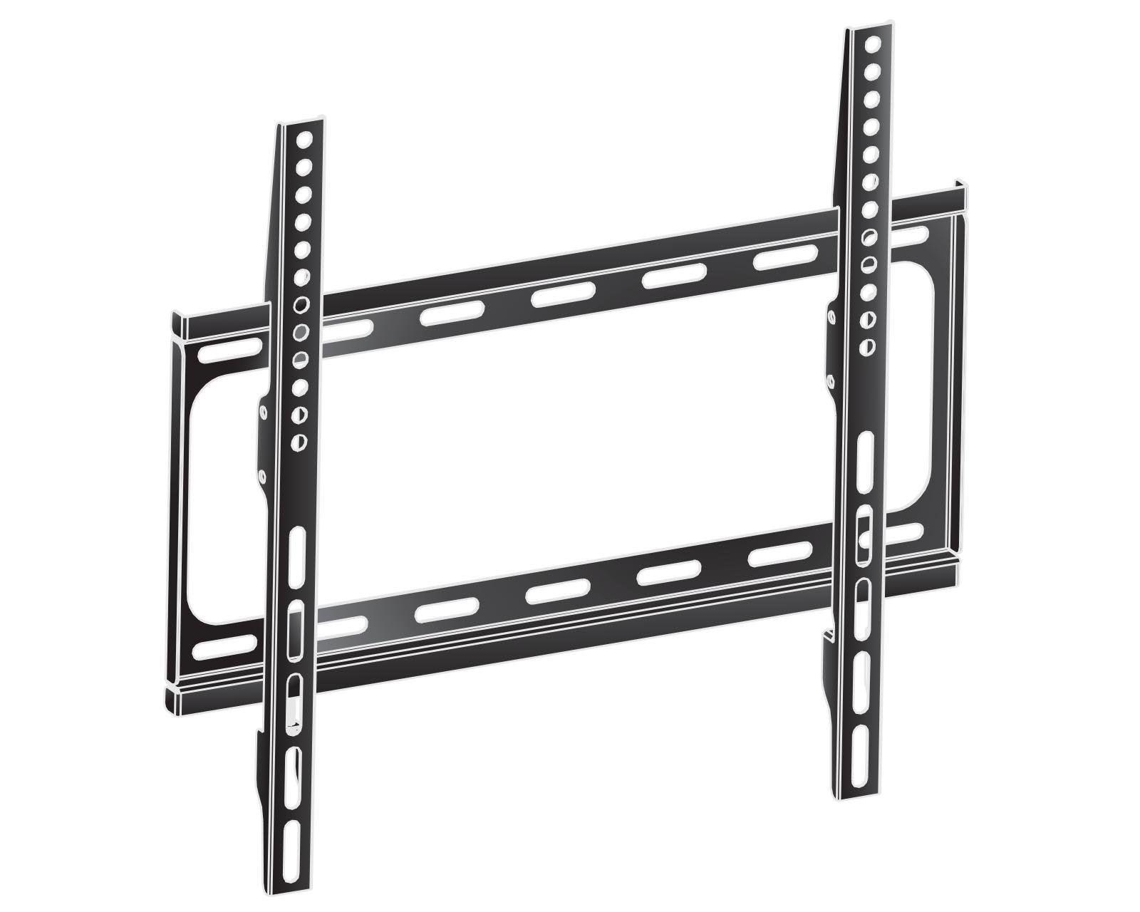 Universal Wall Mount  Max. Load 30 kg  max. 400 x 400 mm for non-touch monitors packed with bubble level for easy installation