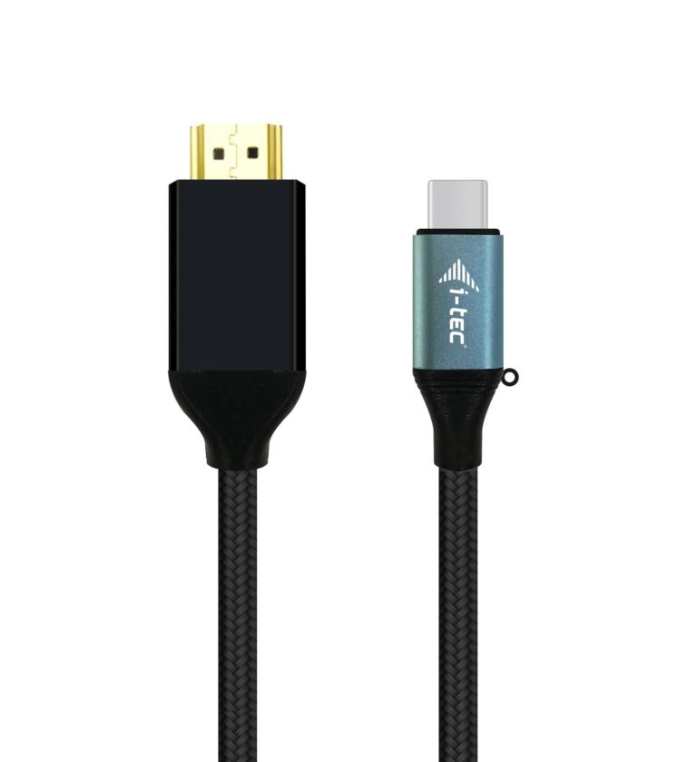 I-TEC USB C HDMI Cable Adapter 4K 60 Hz 150cm kompatible with Thunderbolt 3