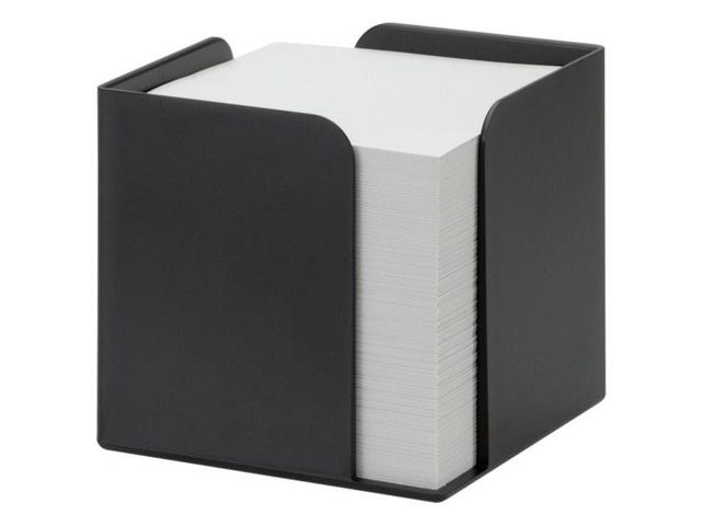 Re-Solution Memokubus, 100% gerecycled polystyreen, Zwart