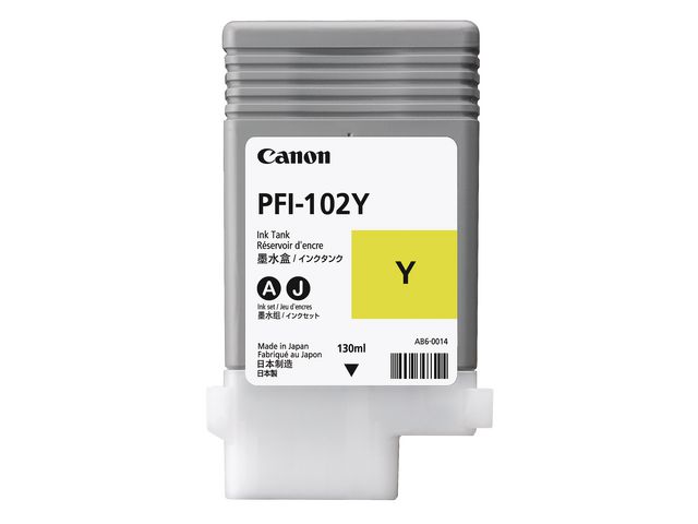 PFI-102 Inktcartridge Geel