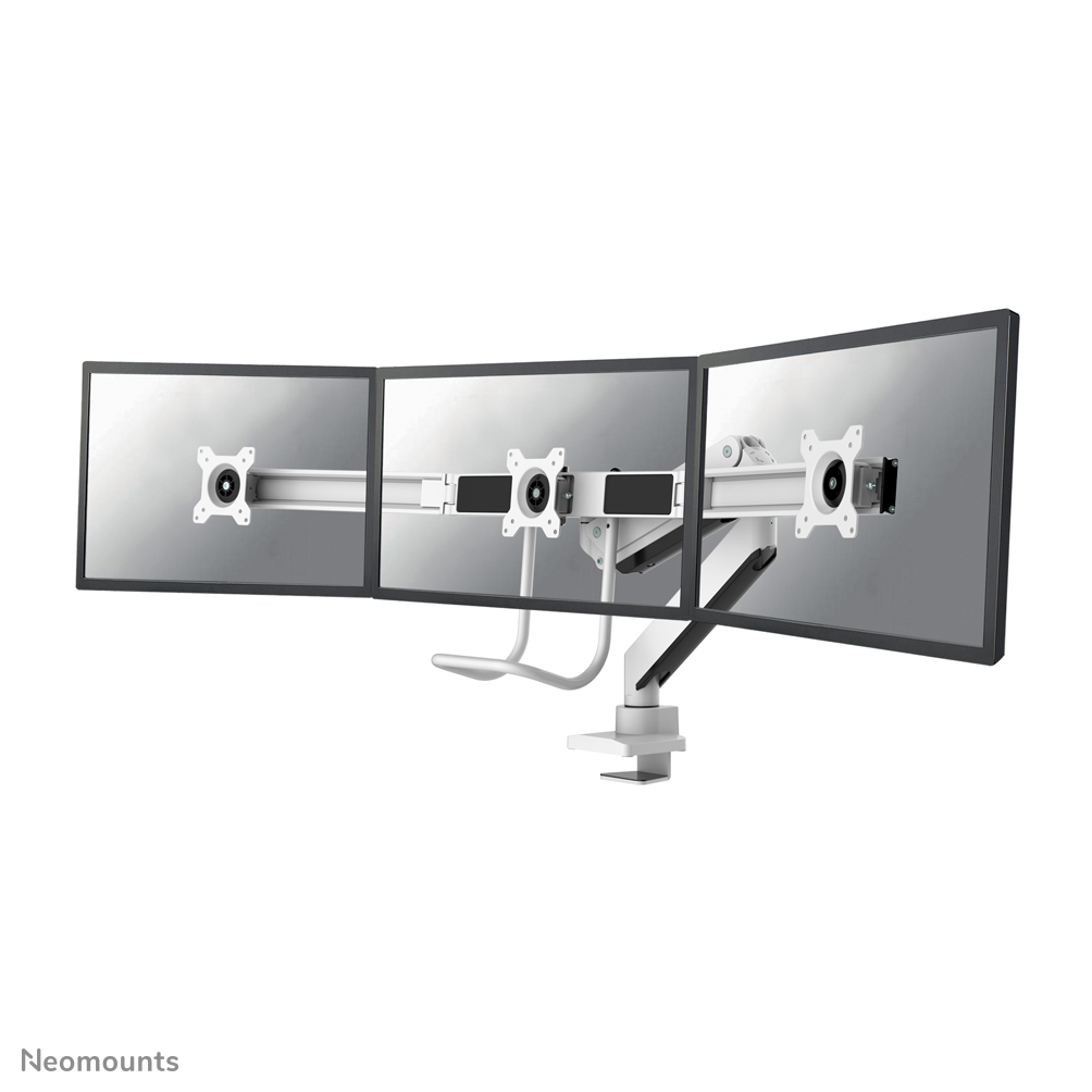  Flat Screen Desk mount 10-27inch desk clamp/grommet/white