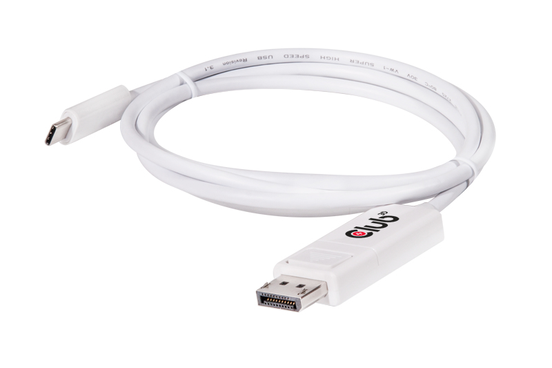 USB TYPE C to DisplayPort 1.2a Cable 1.2 Meters 4K UHD 60Hz M/M