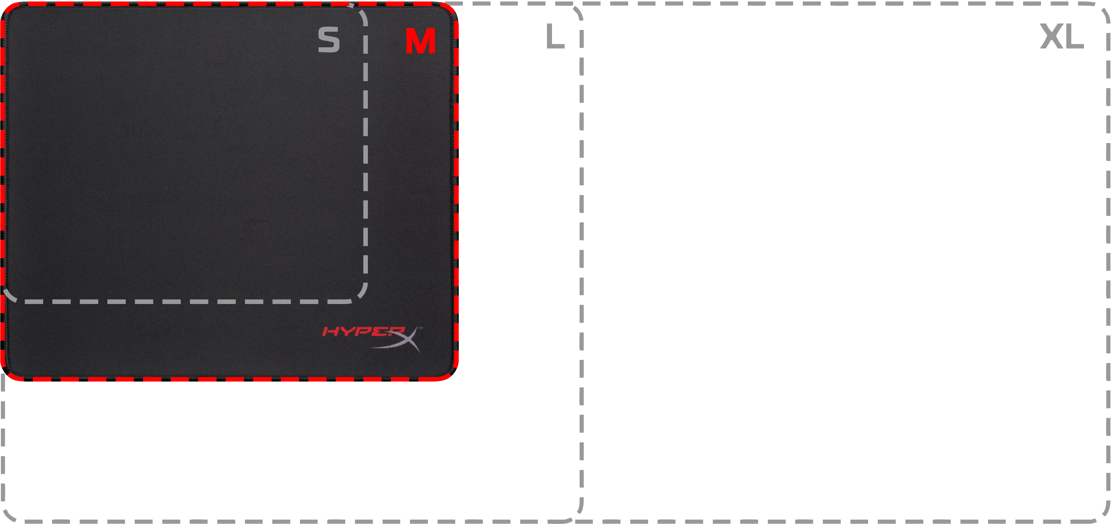 HyperX FURY S Mouse Pad HX-MPFS-M