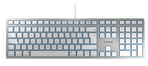  KC6000 SLIM FOR MAC - Corded Keyboard - USB - SILVER (GB)