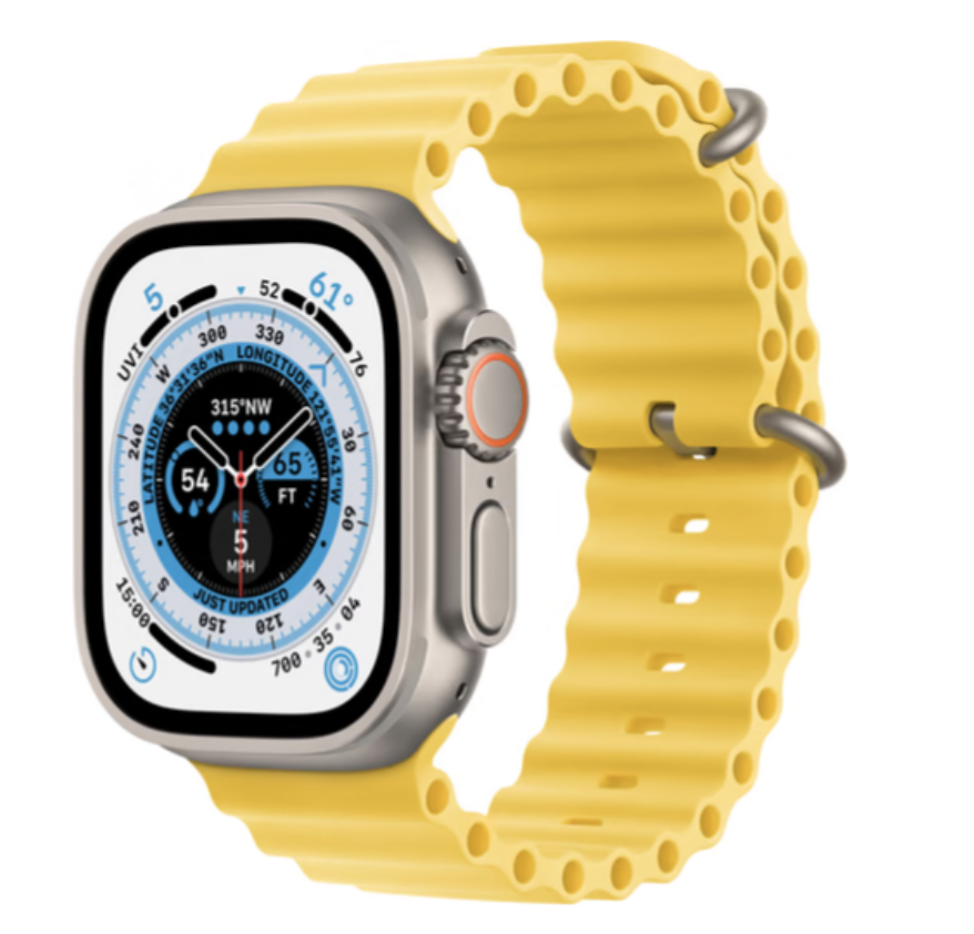  Watch Ultra GPS + Cellular, 49mm Titanium Case with Yellow Ocean Band