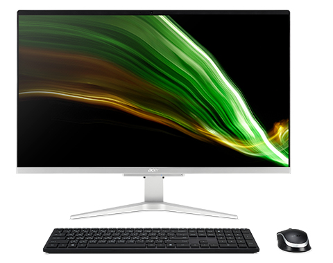 Aspire C27-1655 I5802 - 27 FHD - i5-1135G7 - 16GB DDR4 - 512GB PCIe NVMe SSD - Iris Xe Graphics - Wireless-E keyboard US Int. & Mouse QWERTY - W11H