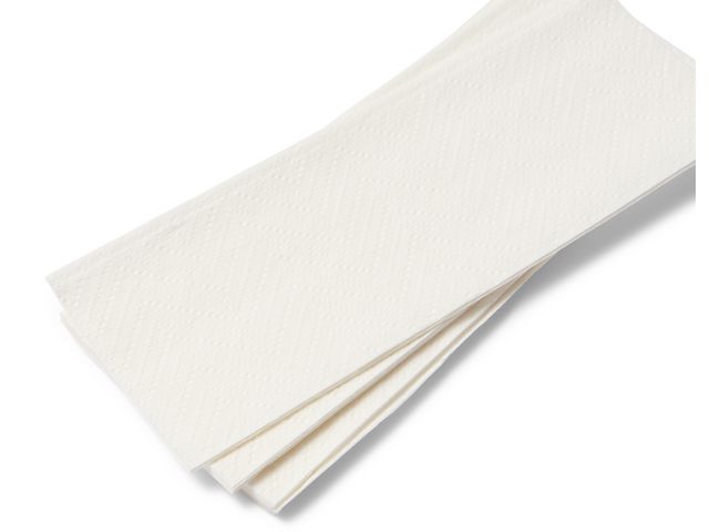 Papieren Handdoeken ZZ V-vouw 2-Laags, 22 x 21 cm Wit