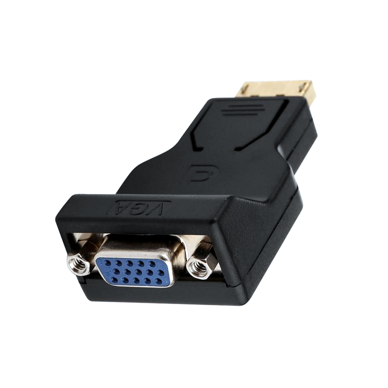  Adapter DisplayPort to VGA resolution Full-HD 1920x1080/60 Hz gold-plated DP-connector
