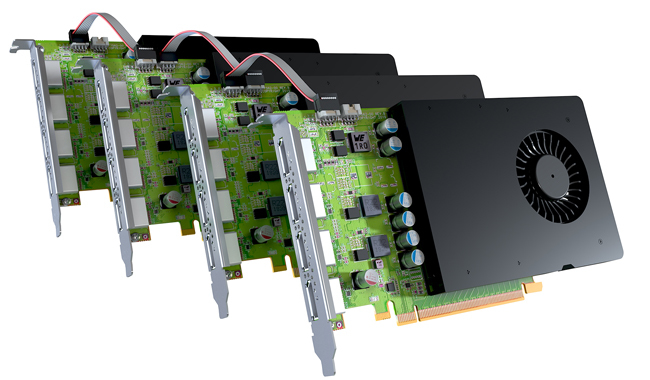 D-Series 1480 Quad DP graphics card