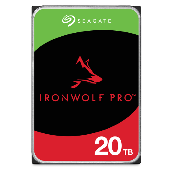  Ironwolf PRO HDD 20TB 7200rpm 6Gb/s SATA 256MB cache 3.5inch 24x7 for NAS and RAID Rackmount systems