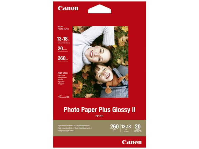 Plus Glossy II Fotopapier voor Inkjet A3 260 g/m² Wit Glanzend 20 vel