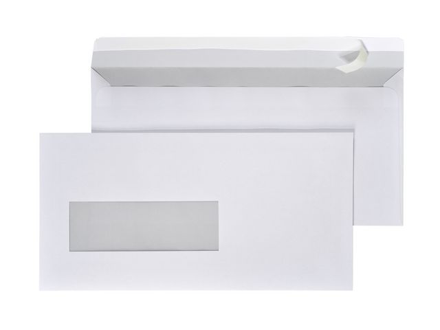 Venster envelop Peel & Seal klep- EA5/6 110 x 220 mm 80 g/m² VL, 2