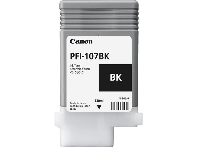 PFI-107 Inktcartridge Zwart