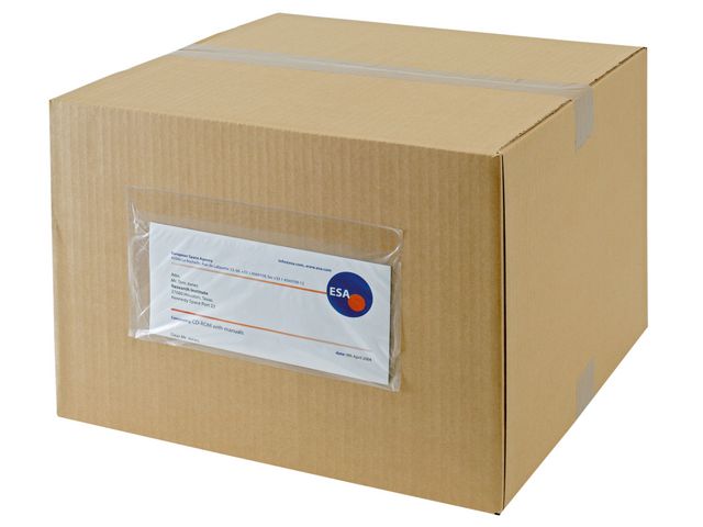 DIN Lang Paklijst Envelop, Zelfklevend, 240 x 140 mm, Transparant