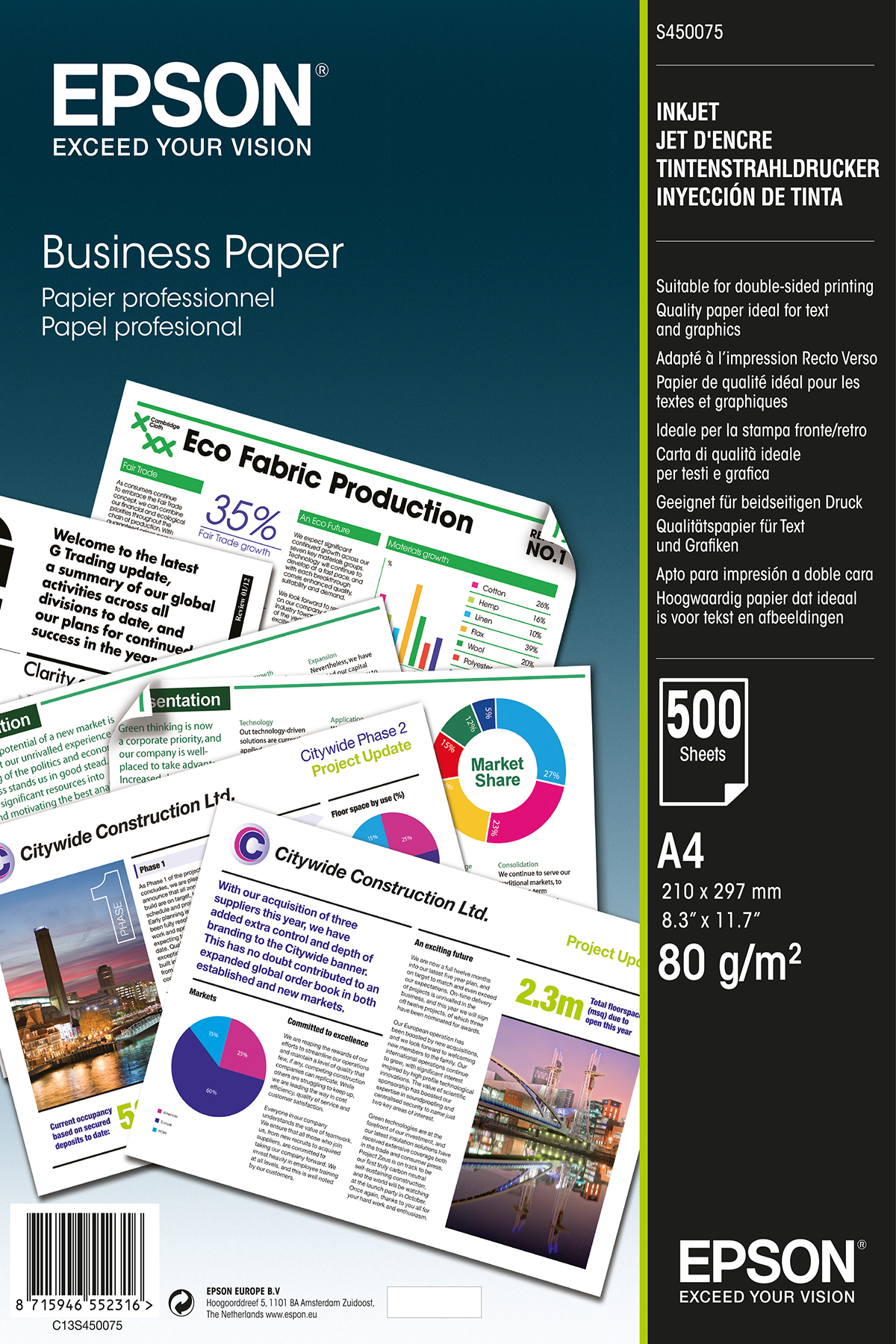 Business Paper Inkjetpapier, A4, 80 g/m²