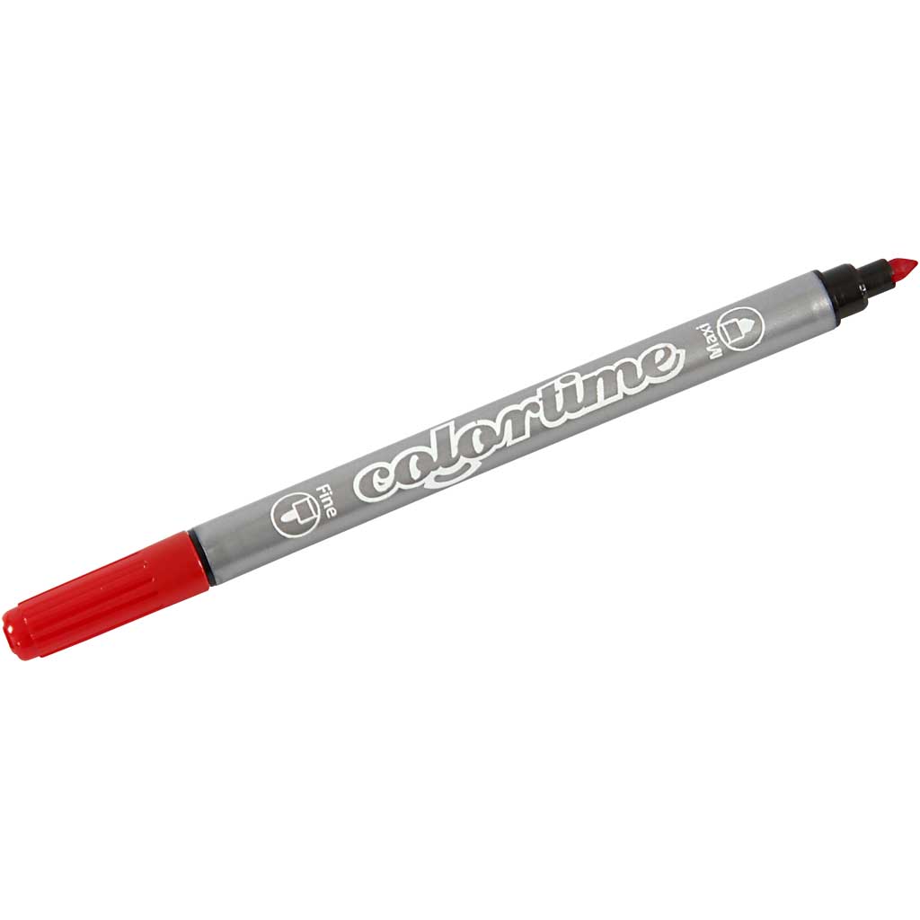 Stiften met Dubbele Punt, Lijndikte 2,3 + 3,6mm, Assorti