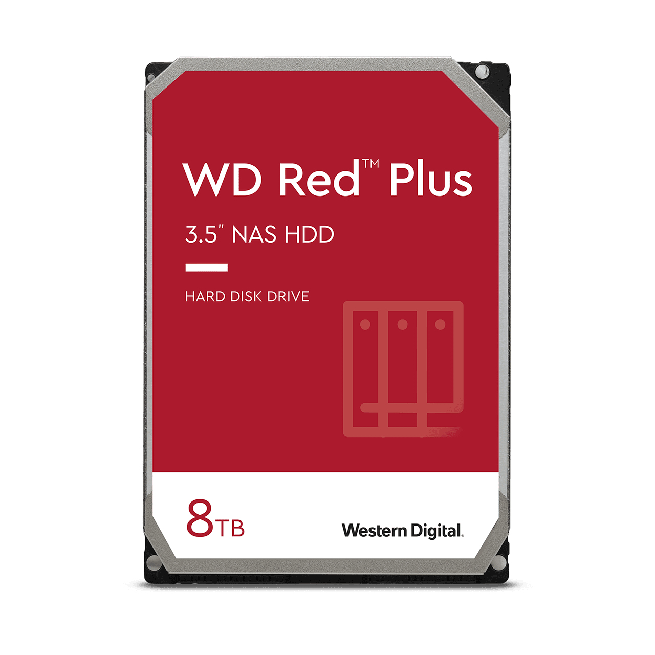 WD Red Plus 8TB SATA 6Gb/s 3.5inch 128MB cache 5400Rpm Internal HDD Bulk
