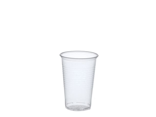 Drinkbeker, Plastic, 300 ml, Transparant