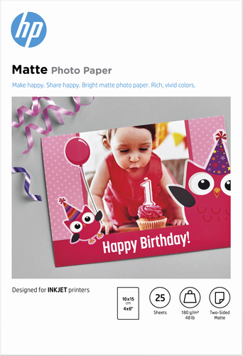 Matte Photo Paper 10 x 15 cm 180 g/m²