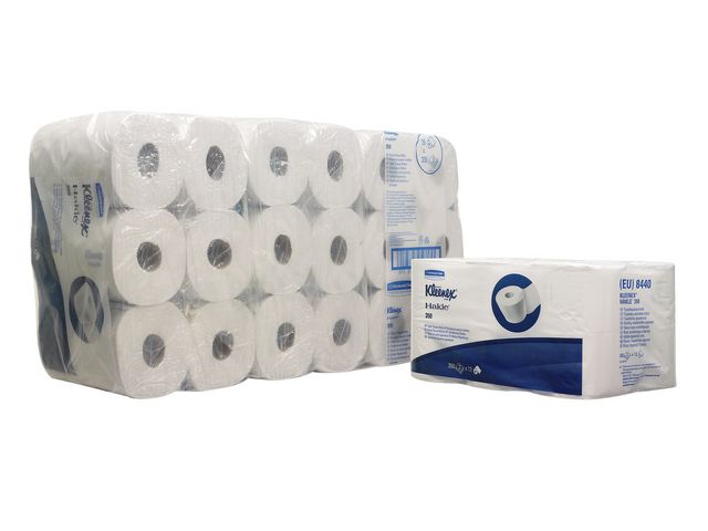 Toiletpapier, 3-laags, 350 vel, Wit
