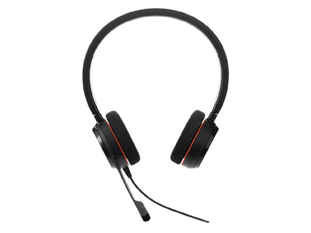 Evolve 20 SE MS Stereo On-Ear Headset, 2 m, Zwart