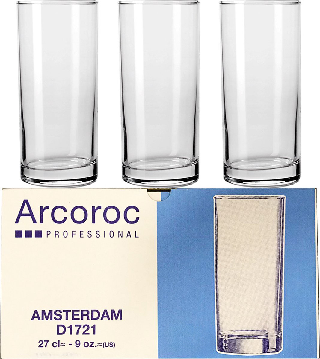 Amsterdam Longdrinkglas 27 cl