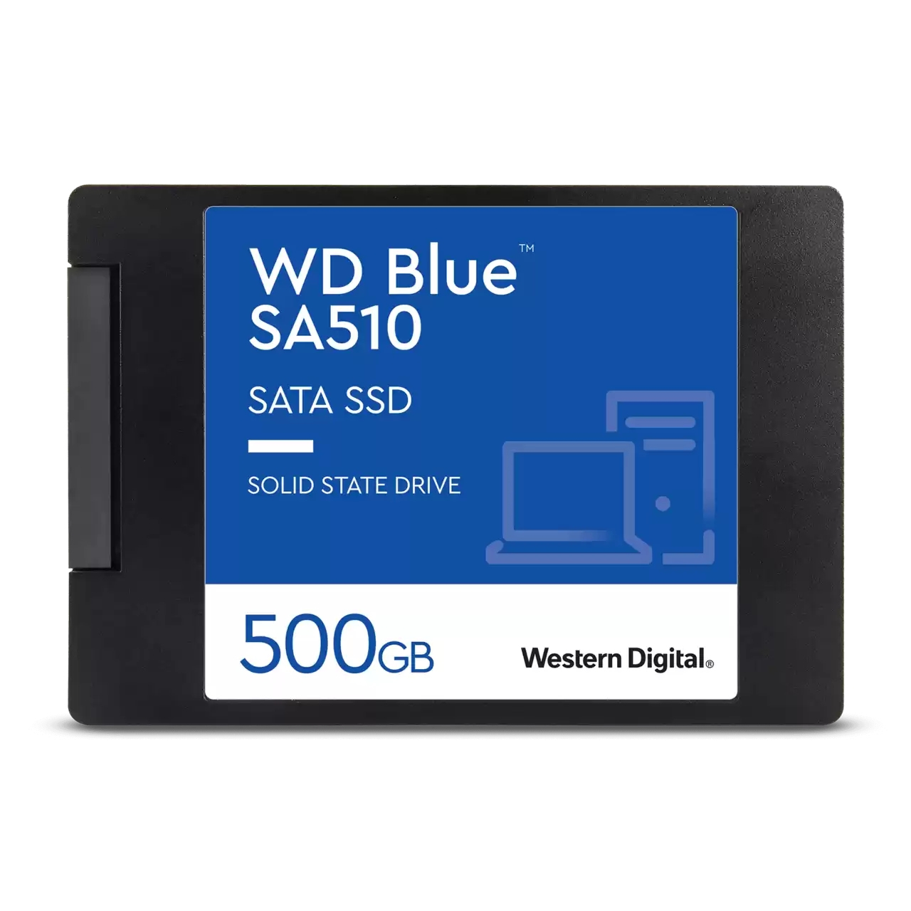 WD Blue SA510 SSD 500GB SATA III 6Gb/s cased 2.5inch 7mm internal single-packed
