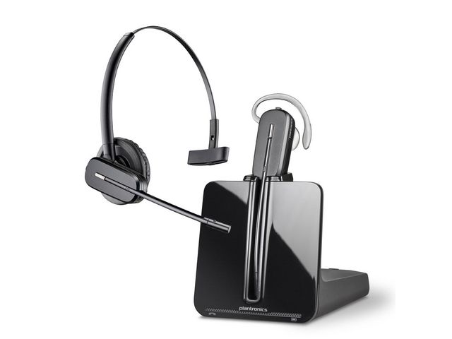 CS 540 Convertible On-Ear Mono Headset, DECT, Zwart