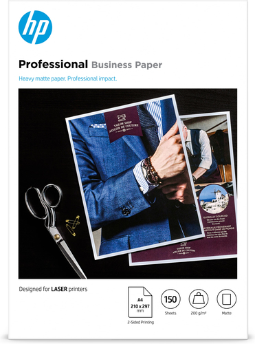 Professional Business Paper Heavy Matte LJ A4 200 g/m² Wit