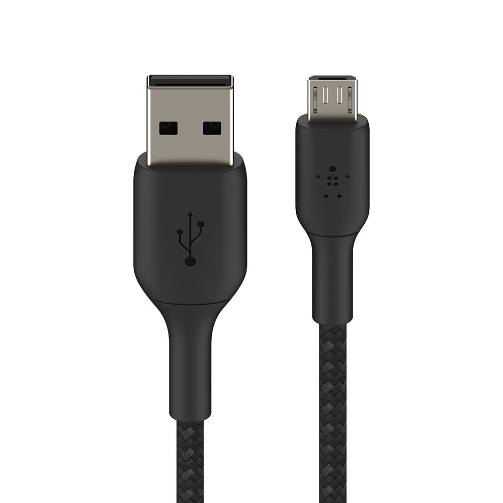  BOOST CHARGE Micro-USB to USB-A Cable Braided. 1M. Black