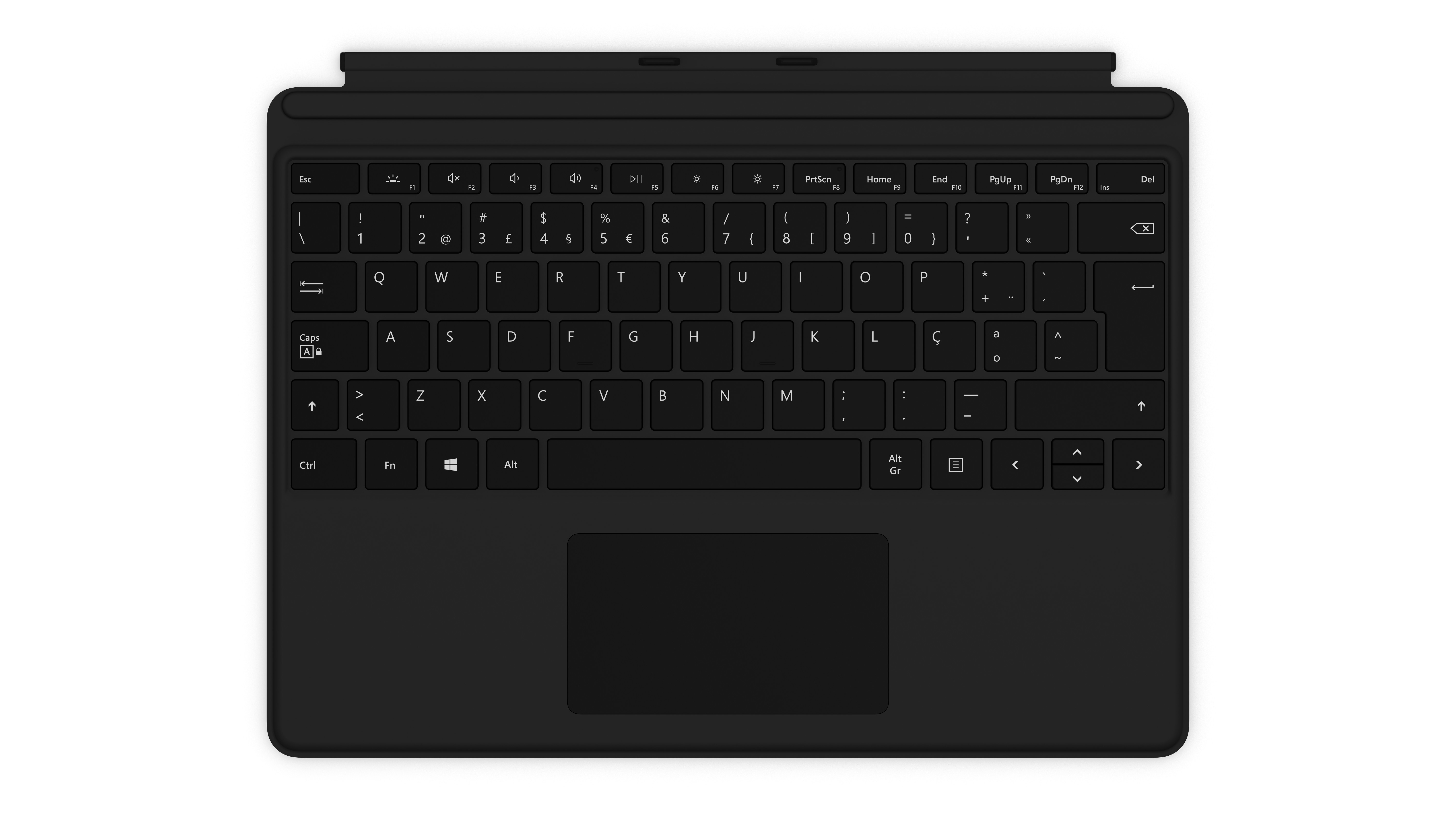 MS Srfc ProX / Pro 8 Keyboard Black QWERTY