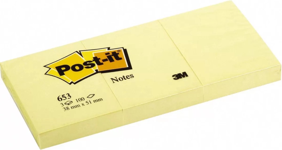 Notes Canary Yellow 38 x 51 mm