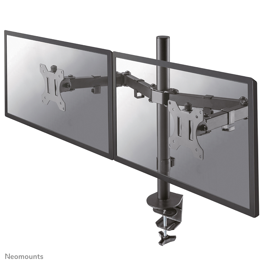  Flat Screen Desk Mount clamp/grommet 10-32inch Black