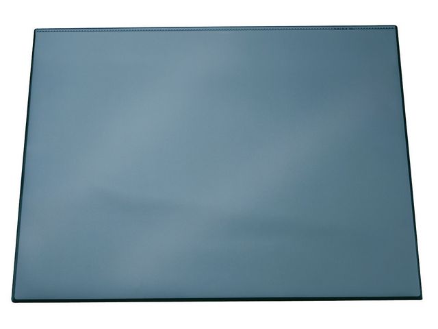 Bureau Onderlegger, Transparante Cover, Antislip, 650 x 520 mm, Blauw