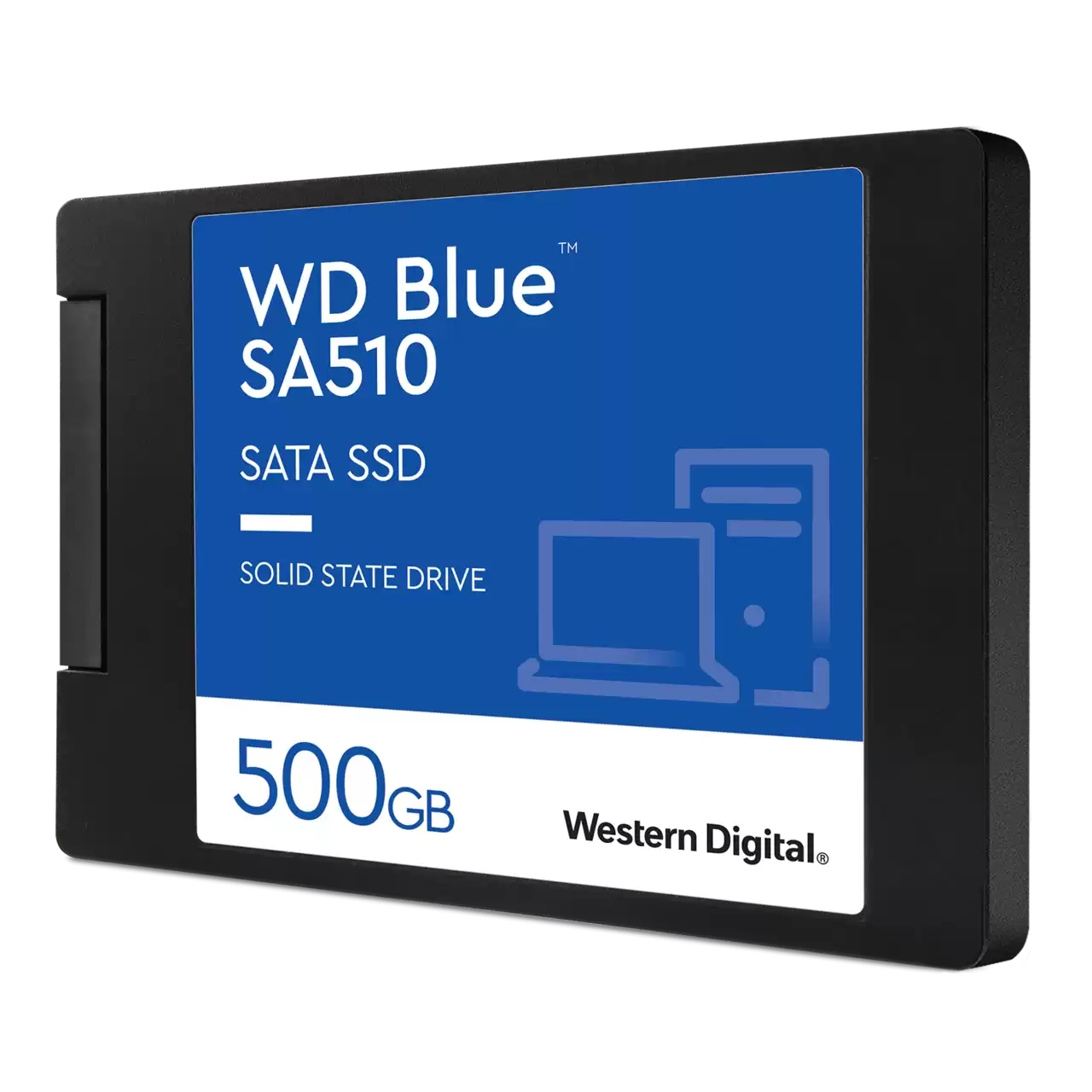 WD Blue SA510 SSD 500GB SATA III 6Gb/s cased 2.5inch 7mm internal single-packed