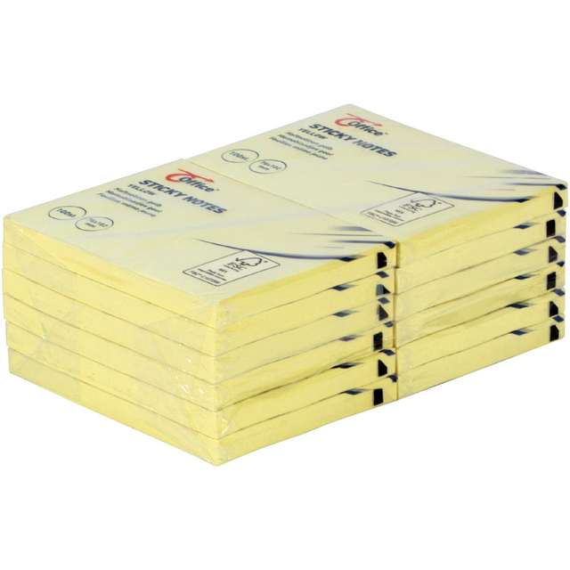 Sticky Notes 76 x 102 mm Geel