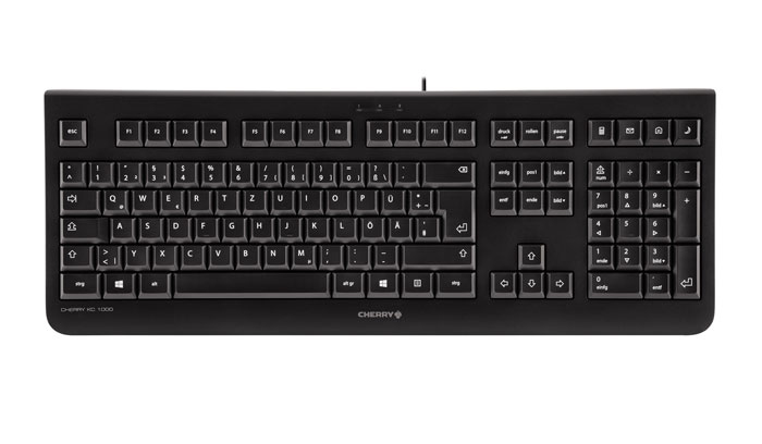  KC 1000 Keyboard 104 + 4 USB keys black Layout (IT)