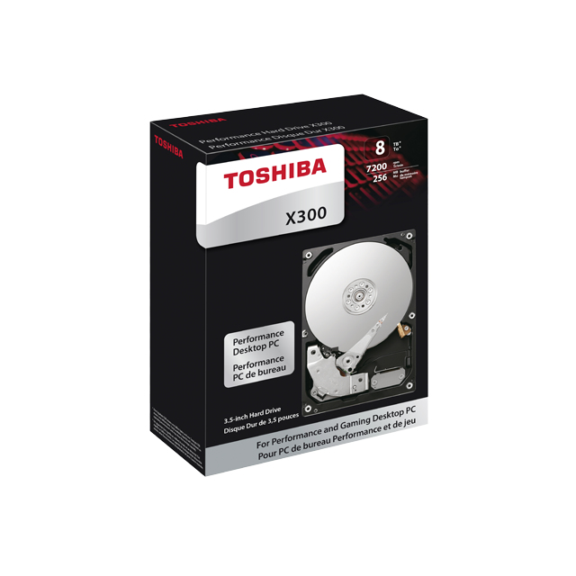 TOSHIBA X300 - High-Performance 10TB 3.5-inch 7200 rpm 256MB Buffer professional or gaming PC