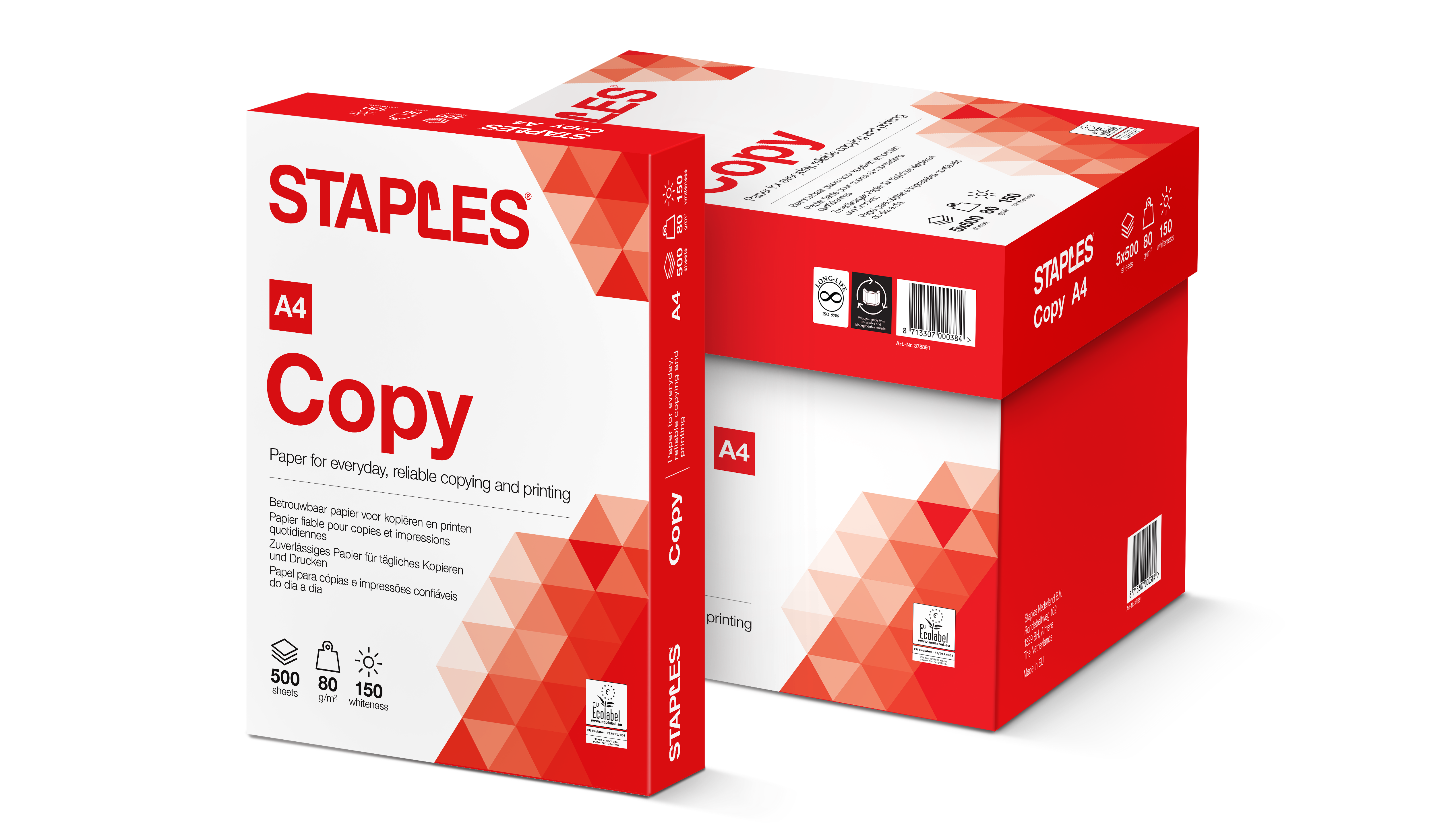Copy Papier A4 80 g/m² Wit