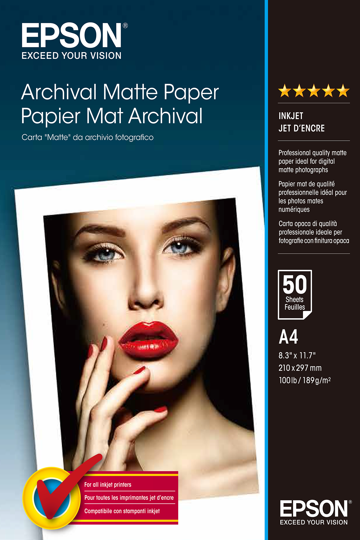 Archival Matte Paper A4 189 g/m²