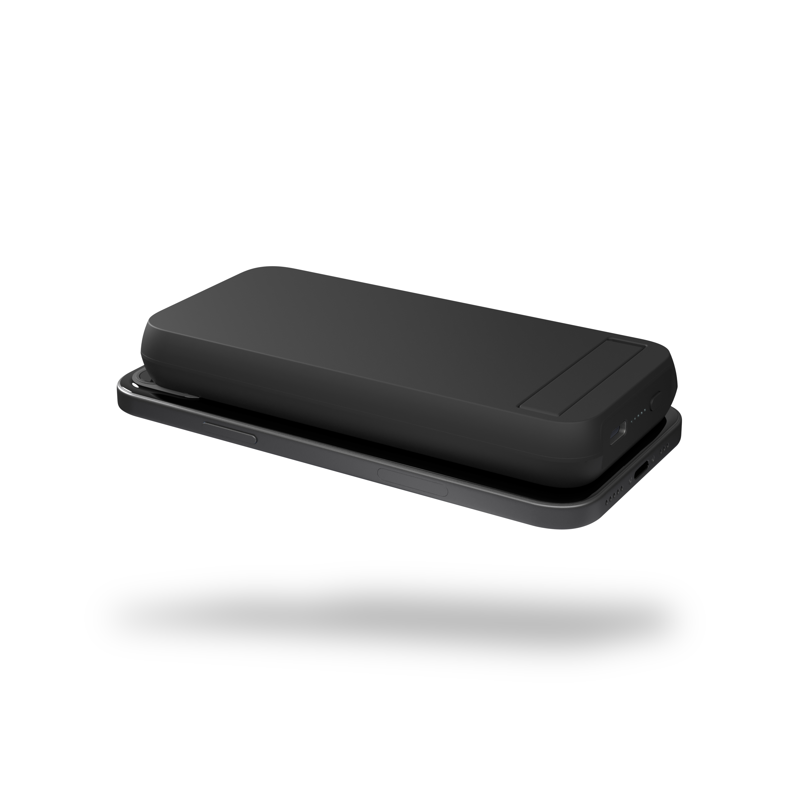 Magnetic wireless powerbank with kickstand - 3 time charge
